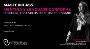 Masterclass exclusiva - Eva García Ruiz