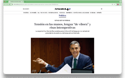 Lenguaje no verbal de Pedro Sánchez: Tensión en las manos, lengua “de víbora” y risas intempestivas